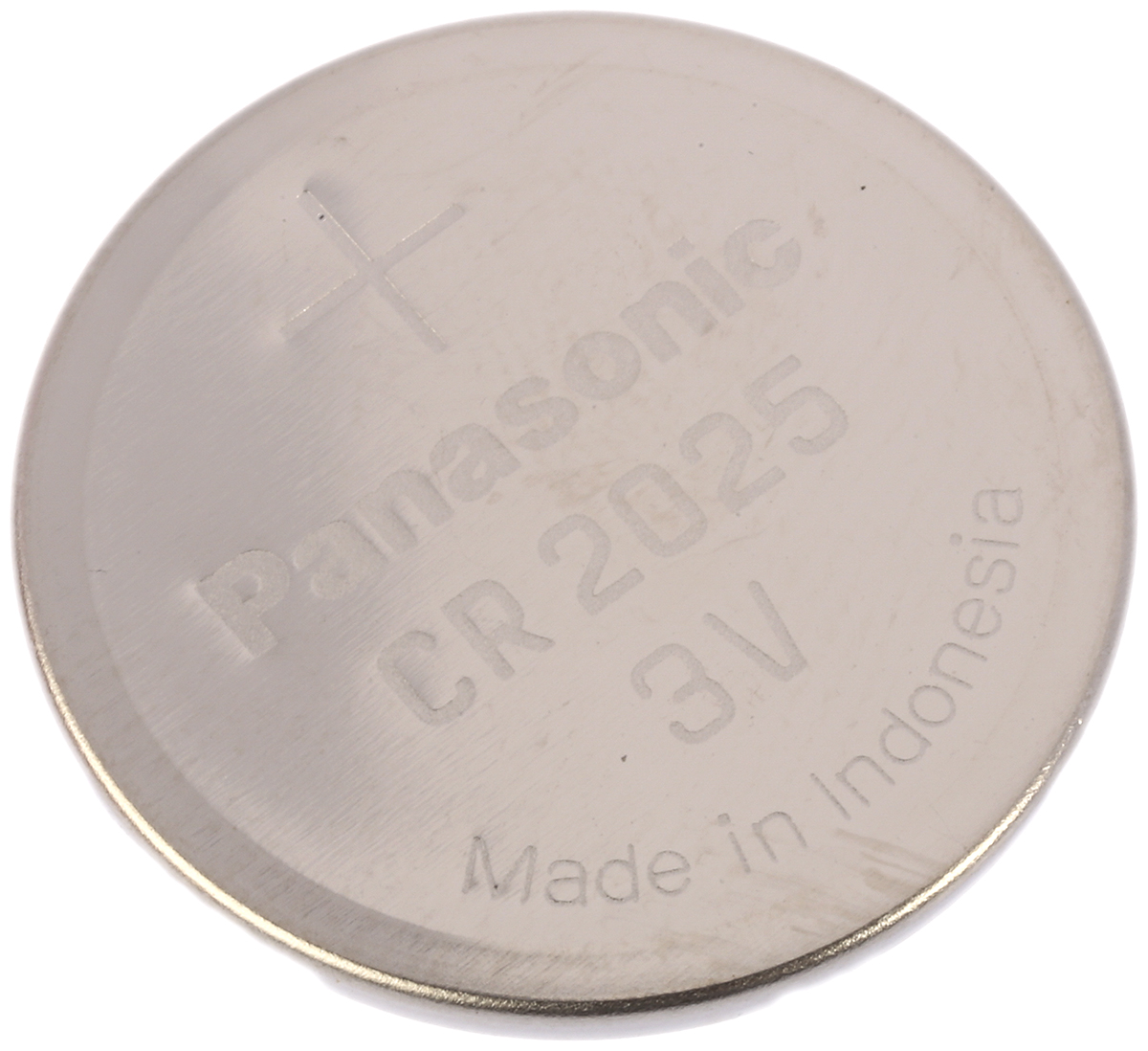 Panasonic CR2025 Button Battery, 3V, 20mm Diameter