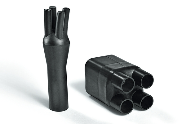 HellermannTyton Heat Shrink Boot, Black 60mm Sleeve Dia. x 202mm Length, Helashrink 400 Series