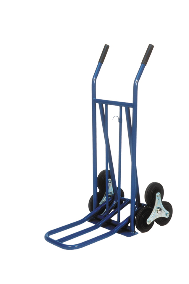 Guitel Hervieu Heavy Duty Folding Steel Sack Truck, 250kg Load, 335 x 425mm Load Plate