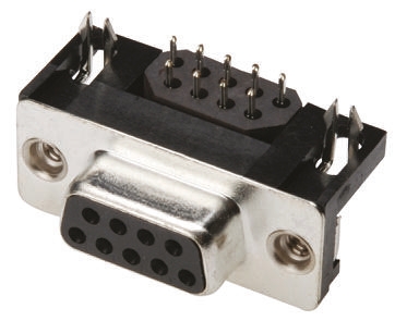 ASSMANN WSW A-DF 15 Way Right Angle Through Hole D-sub Connector Socket, 2.77mm Pitch