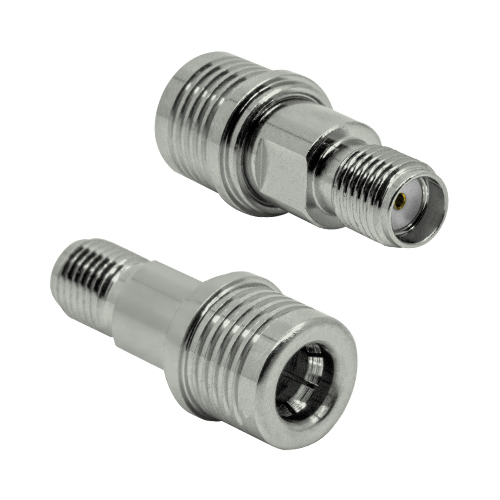 Siretta Straight Coaxial Adapter QMA Plug to SMA Socket