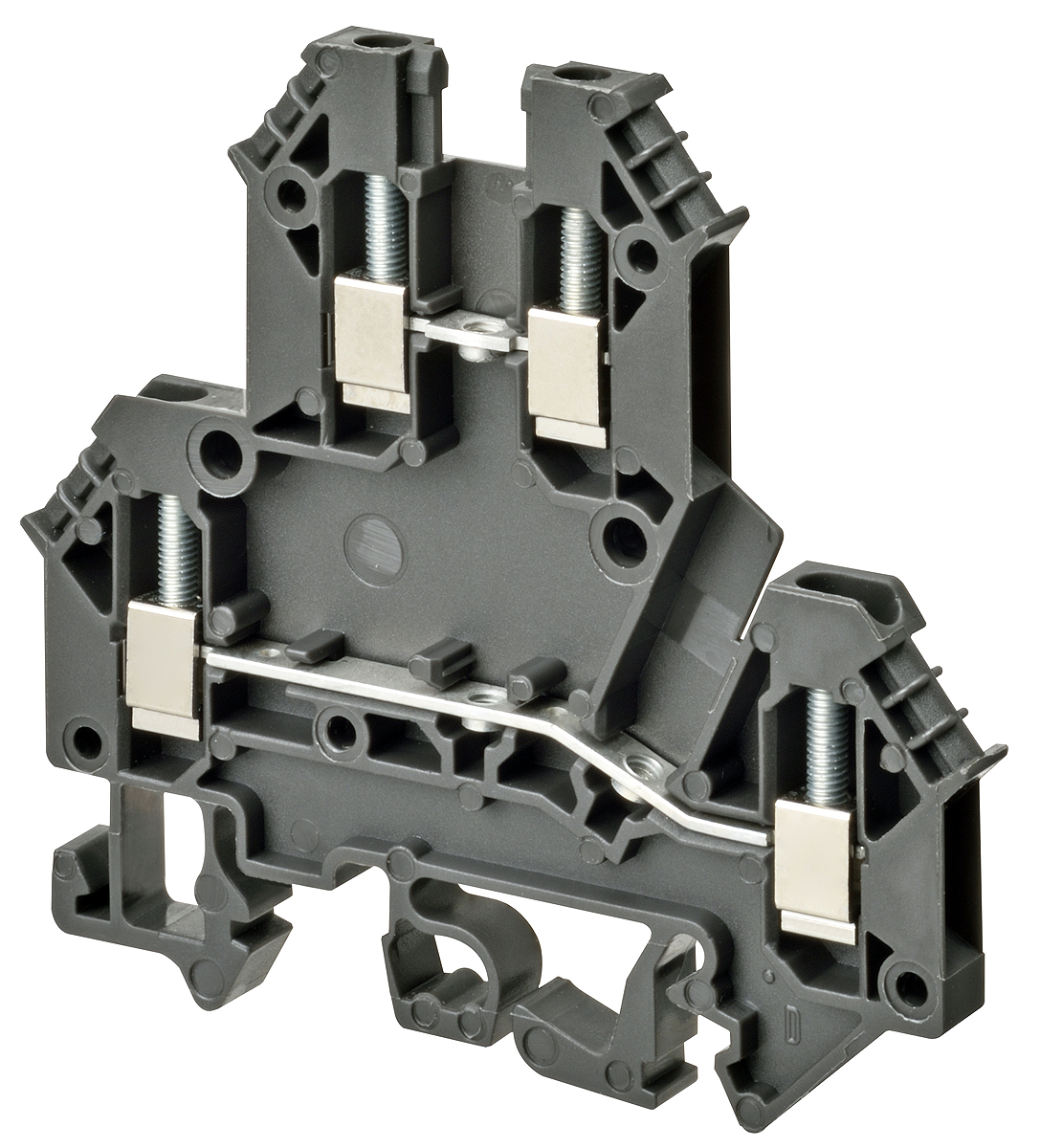 Omron XW5TS25112 XW5T Series Grey, 2.5mm², Double-Level, Screw Termination