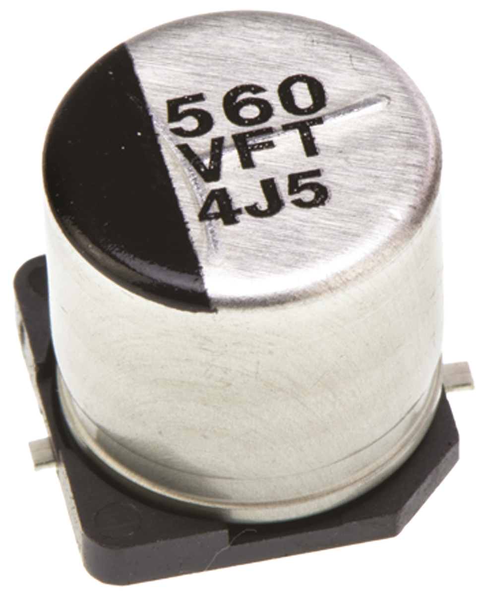 Panasonic 560μF Aluminium Electrolytic Capacitor 35V dc, Surface Mount - EEEFT1V561AP