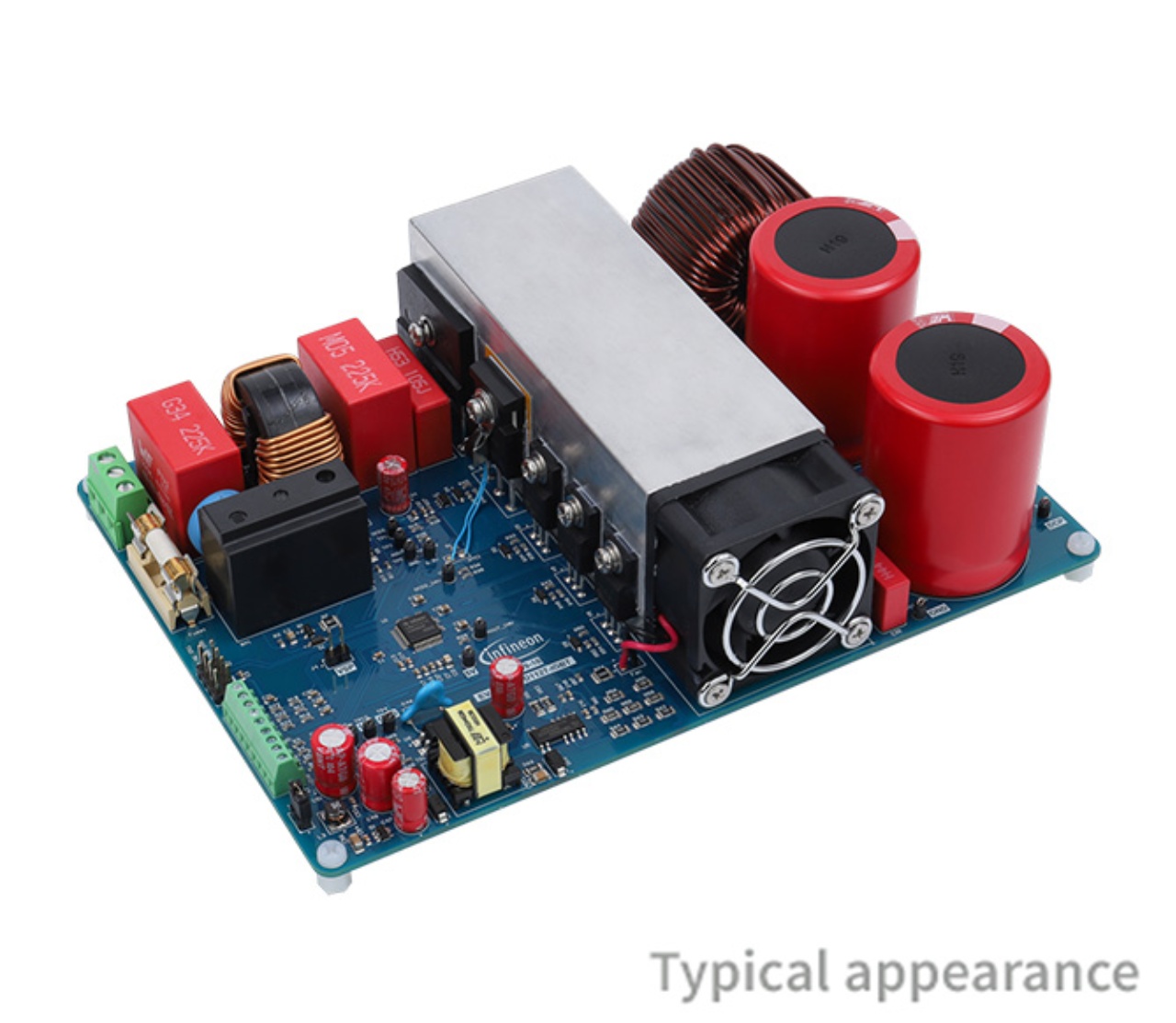 Infineon EVAL-IKA15N65ET6 3-Phase Motor Drive for IDW30E65D1, IKWH30N65WR6, IMD112T-6F040, IKA15N65ET6