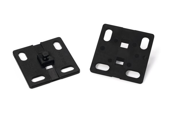 HellermannTyton Self Adhesive Black Cable Tie Mount 38 mm x 38mm