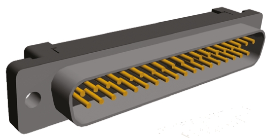 TE Connectivity Amplimite HDF-20 37 Way Right Angle Cable Mount D-sub Connector Plug, 2.76mm Pitch