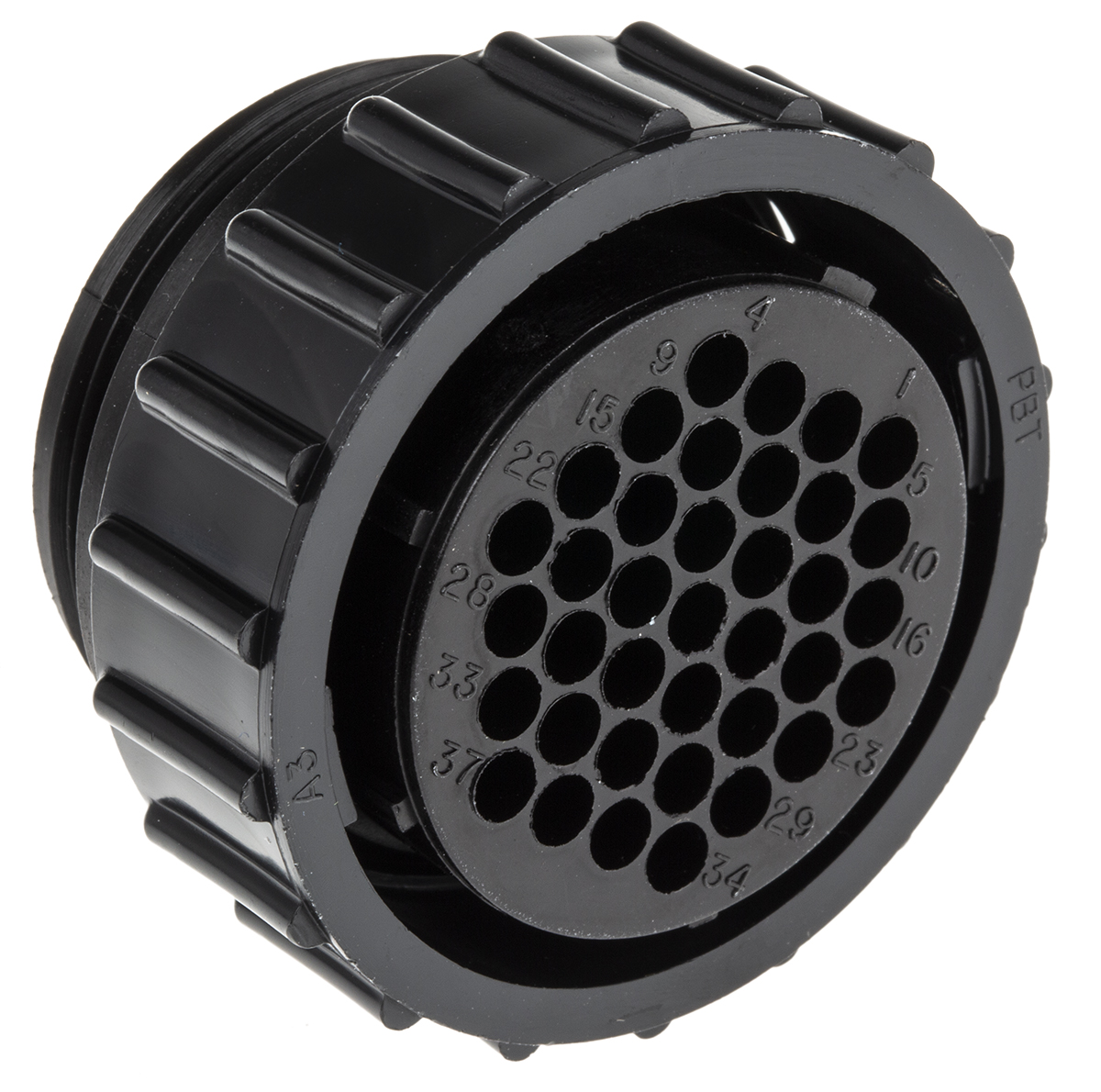 TE Connectivity Circular Connector, 37 Contacts, Cable, Standard Connector, Plug, Female, IP67, CPC Series