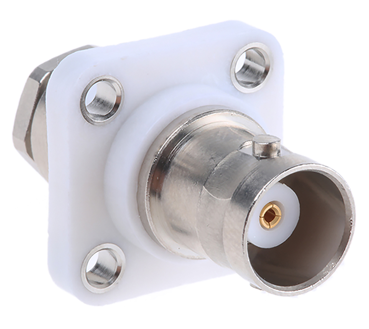 Radiall, Jack Flange Mount BNC Connector, 50Ω, Clamp Termination, Straight Body