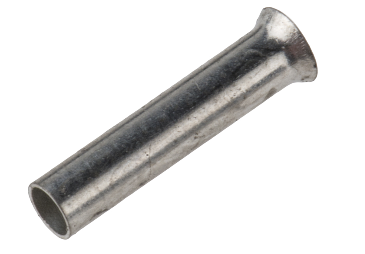 JST, WE Crimp Bootlace Ferrule, 10mm Pin Length, 1.7mm Pin Diameter, 1.5mm² Wire Size