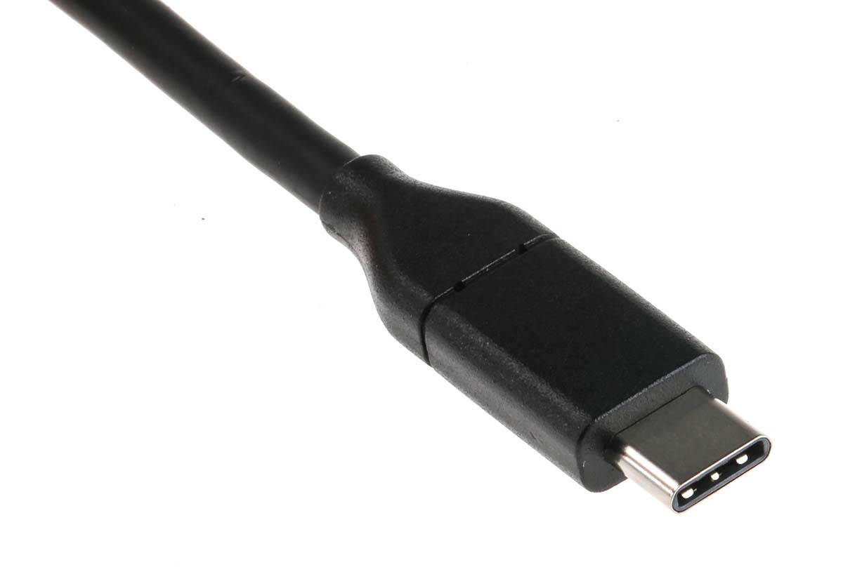 RS PRO USB 3.1, Male USB C to Male USB C, 1m