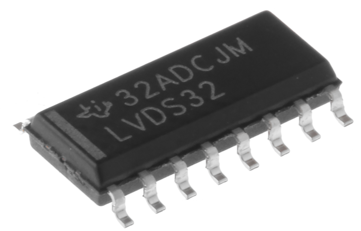 Texas Instruments SN65LVDS32D, LVDS Receiver Quad LVTTL, 16-Pin SOIC