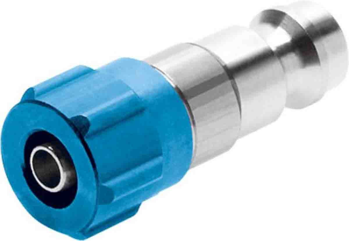 Festo Nickel Plated Brass Pneumatic Quick Connect Coupling