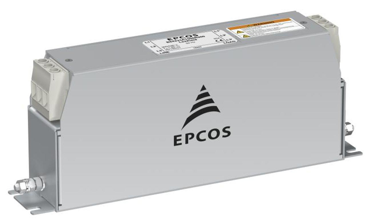 EPCOS 50A 305/530 V ac 150 Hz → 30kHz EMC Filter 3 Phase