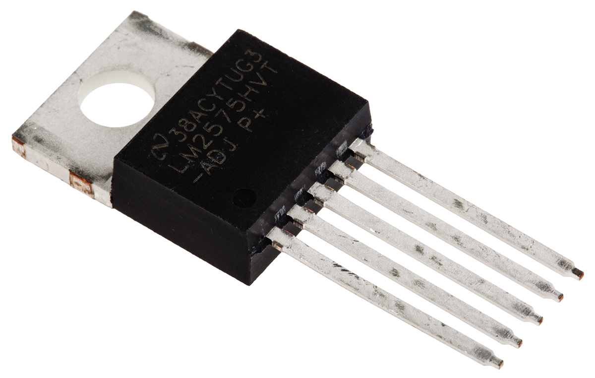 Texas Instruments, LM2575HVT-ADJ/NOPB Step-Down Switching Regulator, 1-Channel 1A Adjustable 5-Pin, TO-220