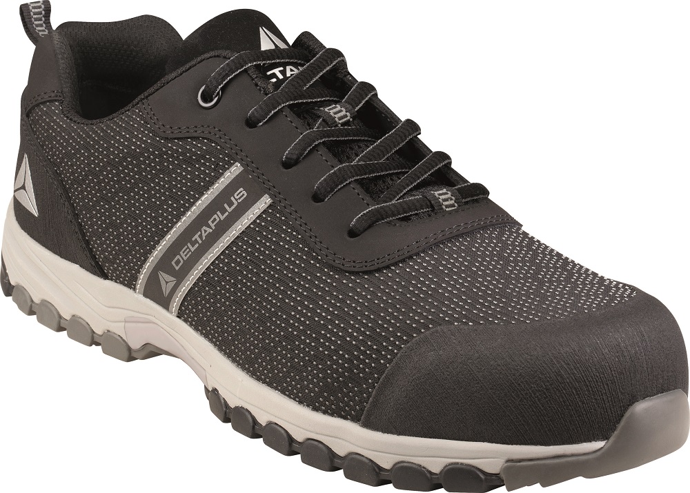Delta Plus Men's Black, Grey Composite Toe Capped Safety Trainers, UK 11, EU 46