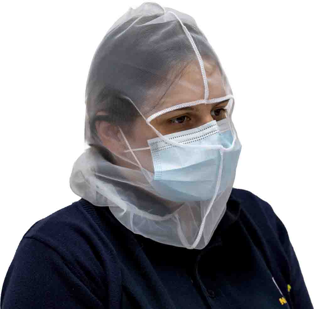 Aburnet MEYEL/B11WR White No Nylon Protective Hood