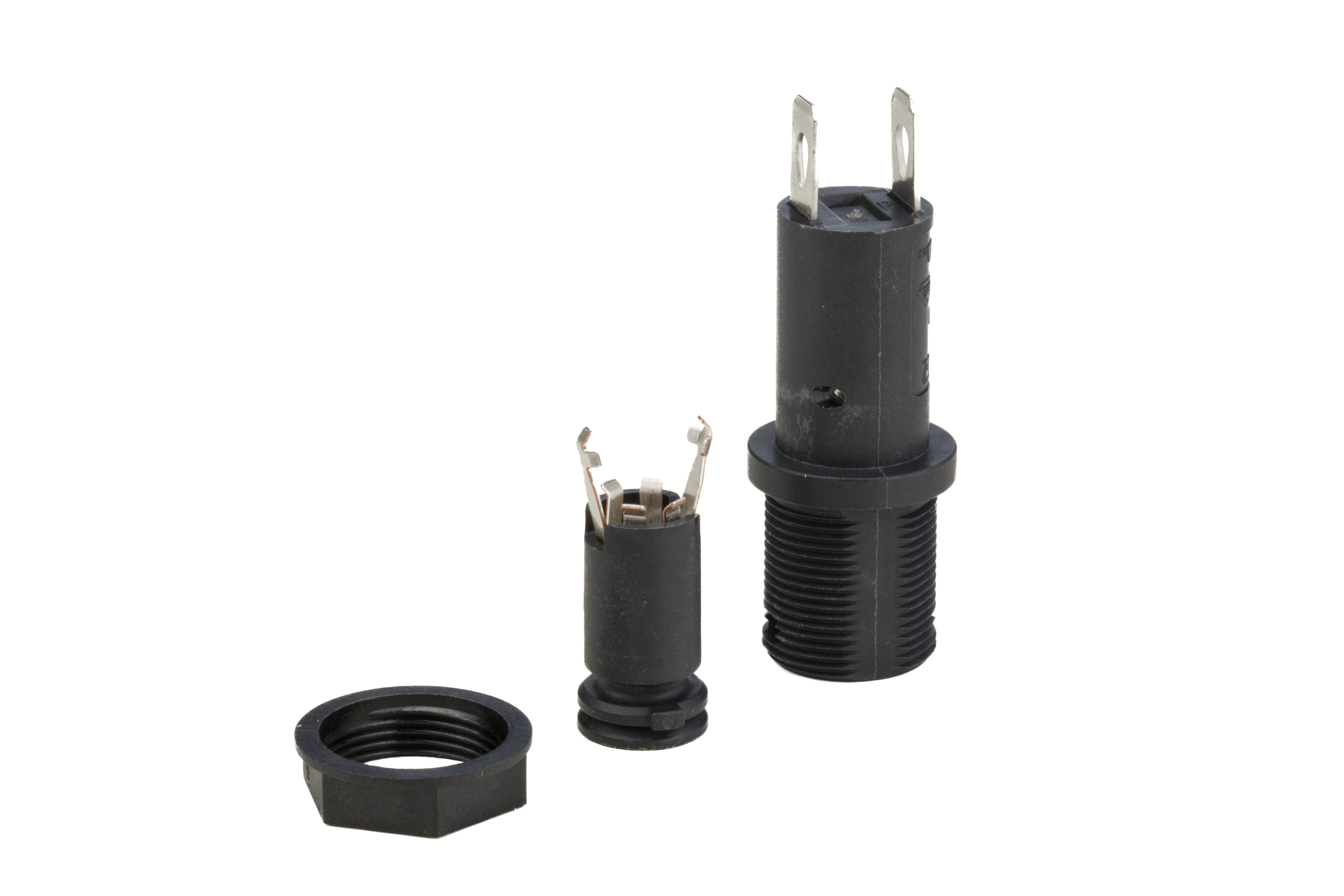 Schurter 16A Panel Mount Fuse Holder for 5 x 20mm Fuse, 1P, 250V ac