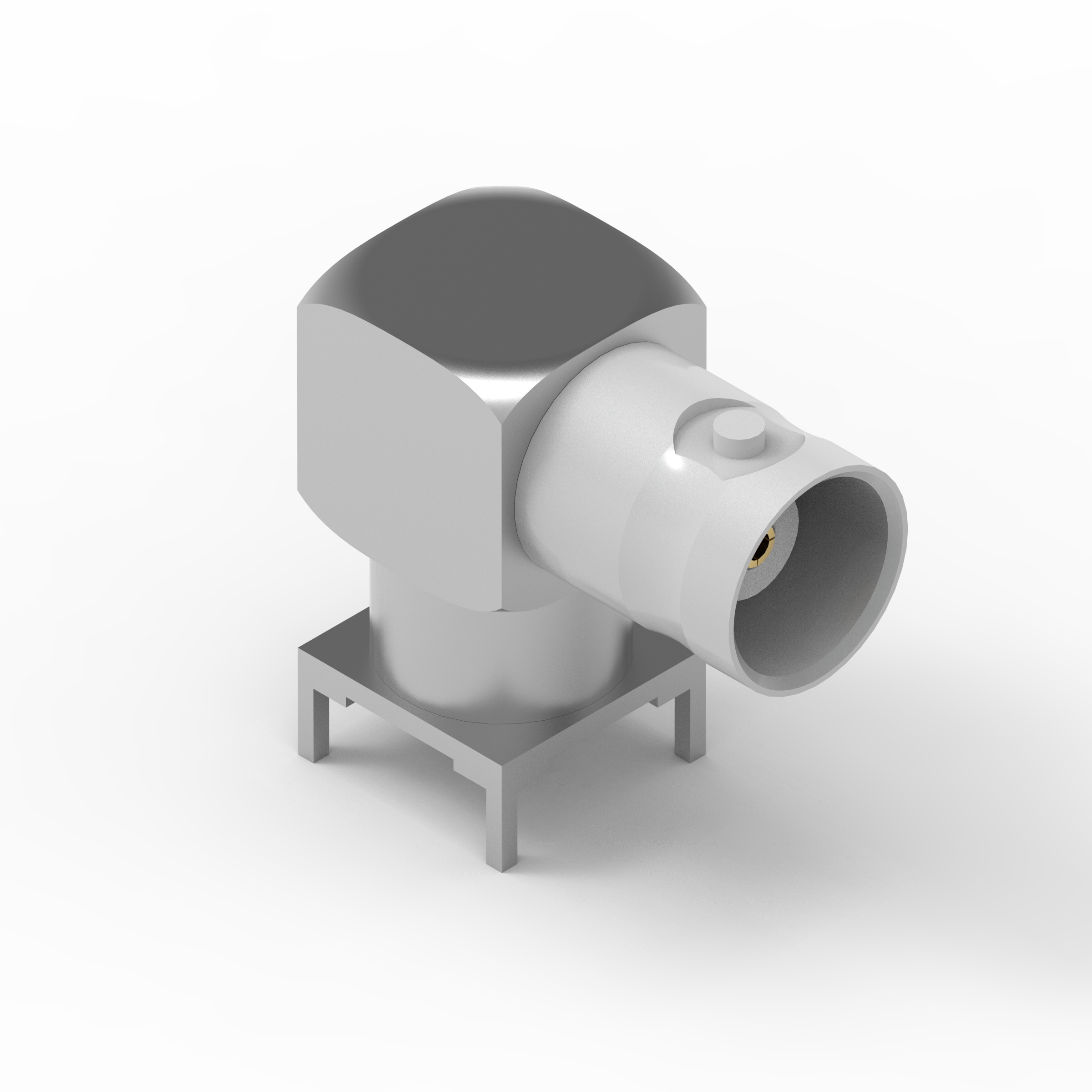 Wurth Elektronik WR-BNC Series, Jack Through Hole BNC Connector, 50Ω, PCB Termination, Right Angle Body