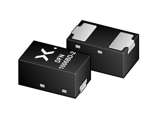 Nexperia, 75V Zener Diode 365 mW SMT DFN1006BD-2