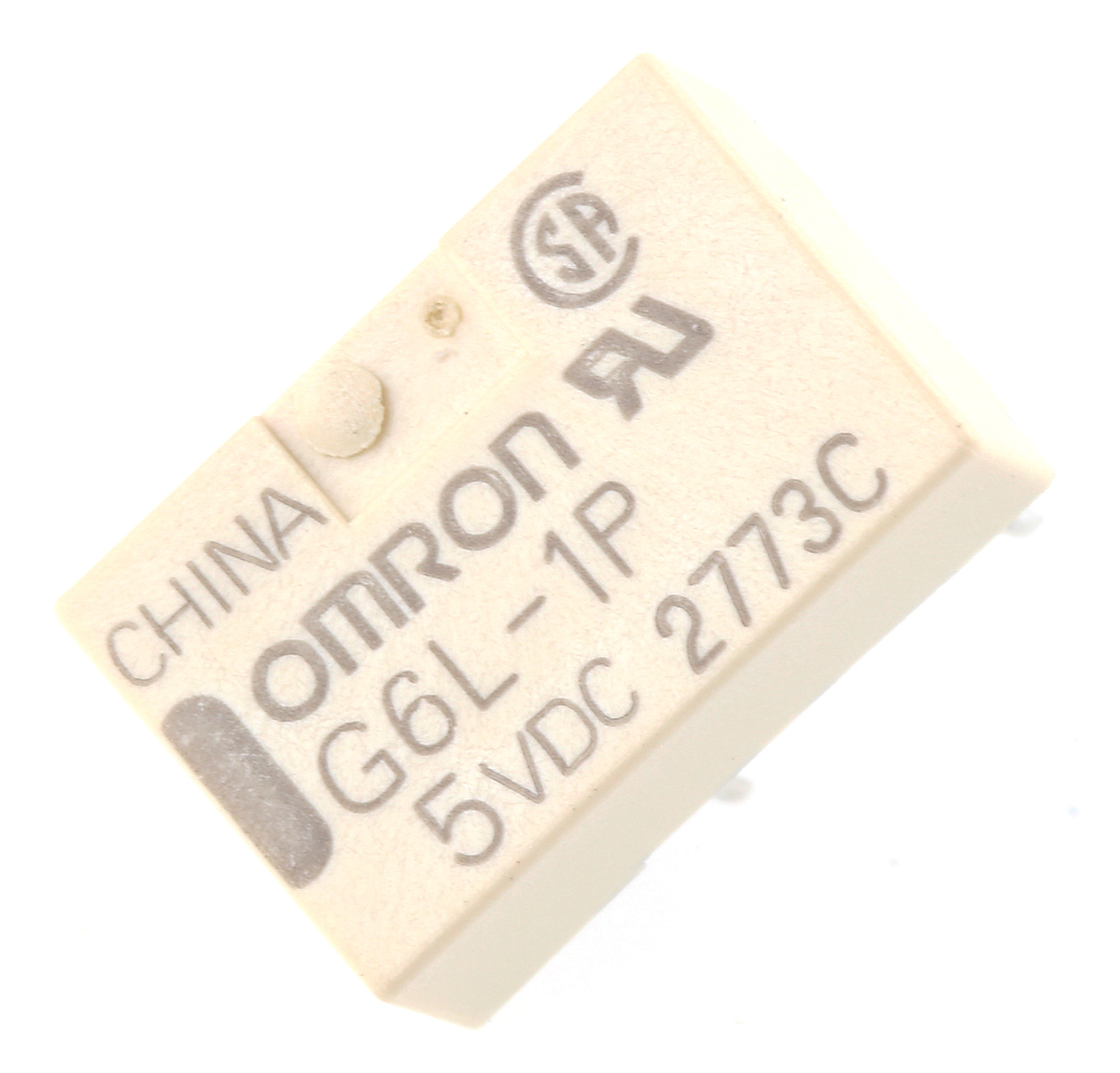 Omron PCB Mount Signal Relay, 5V dc Coil, 1A Switching Current, SPST