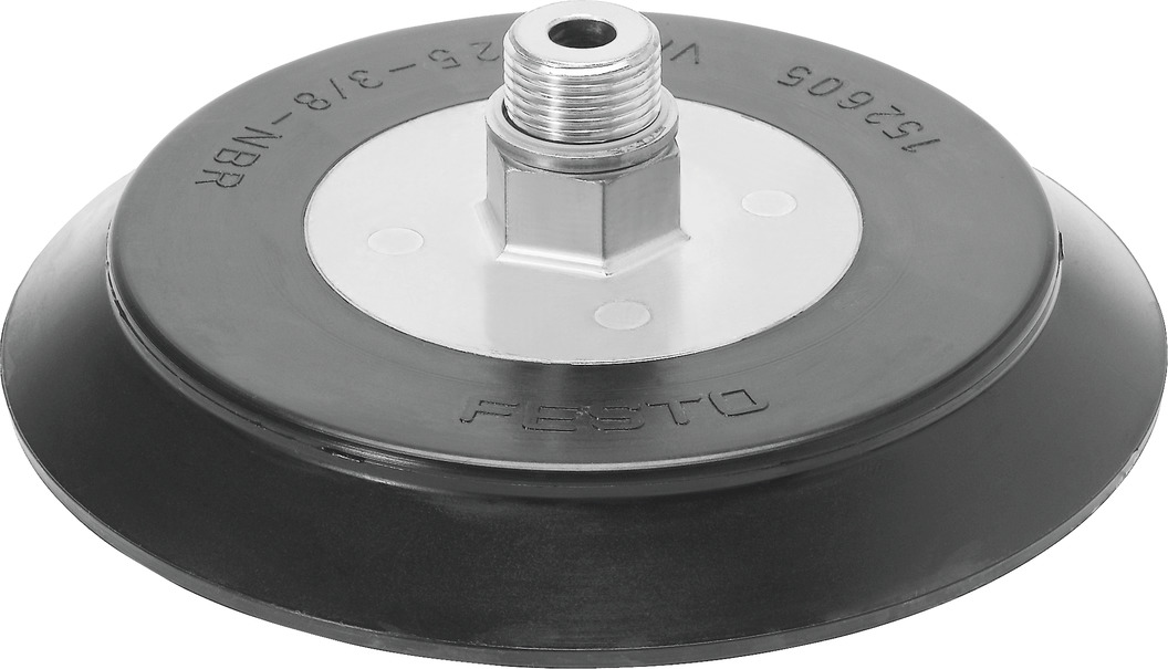 Festo 100mm Flat NBR Suction Cup VAS-100-1/4-NBR, G 1/4