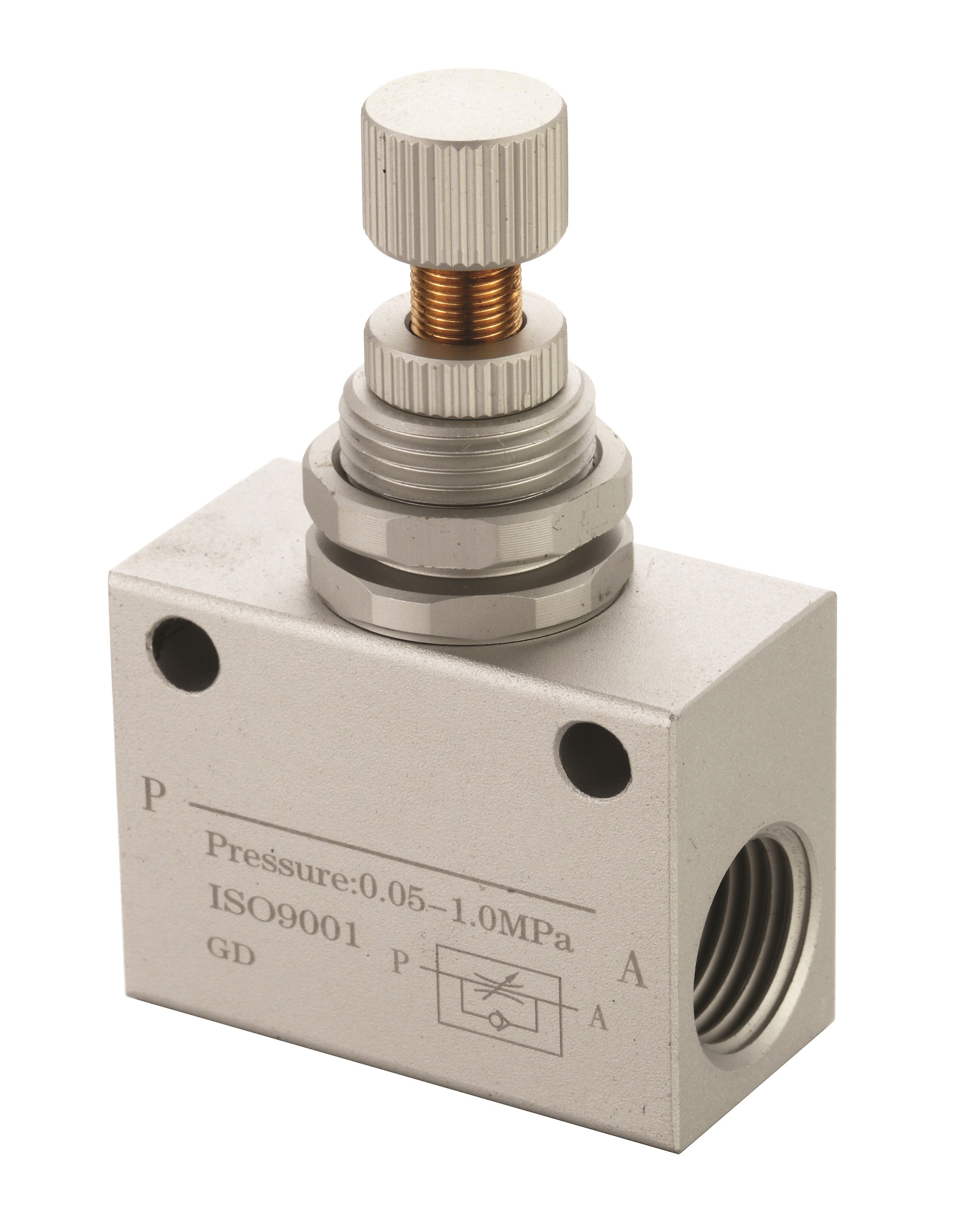 RS PRO QSC Series Threaded Flow Controller, 1/4 in Female Inlet Port