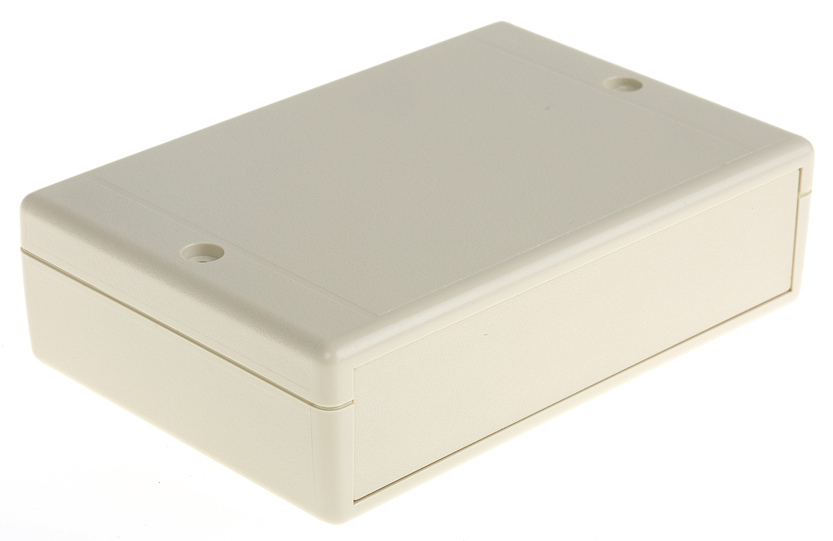 Pactec LH White ABS Enclosure, 78 x 114 x 30mm