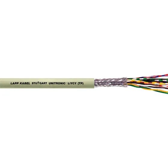 Lapp UNITRONIC Series Data Cable, 12 Pairs, 24 Cores, 0.25 mm², Screened, 24 AWG, 50m, Screened Shield, LiYCY Cable