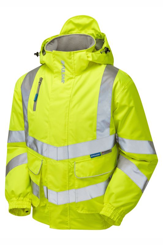 PULSAR P191 Yellow Hi Vis Jacket, M