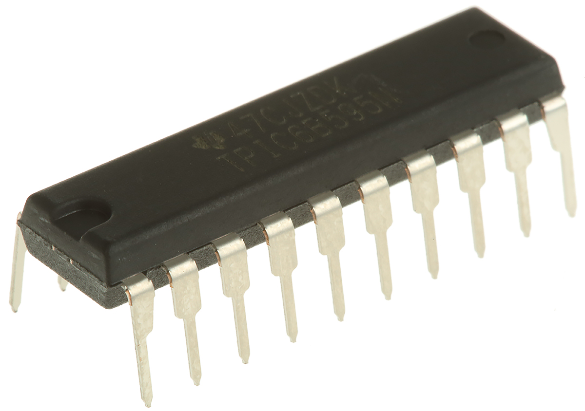 Texas Instruments TPIC6B595N 8-stage Through Hole Shift Register, 20-Pin PDIP