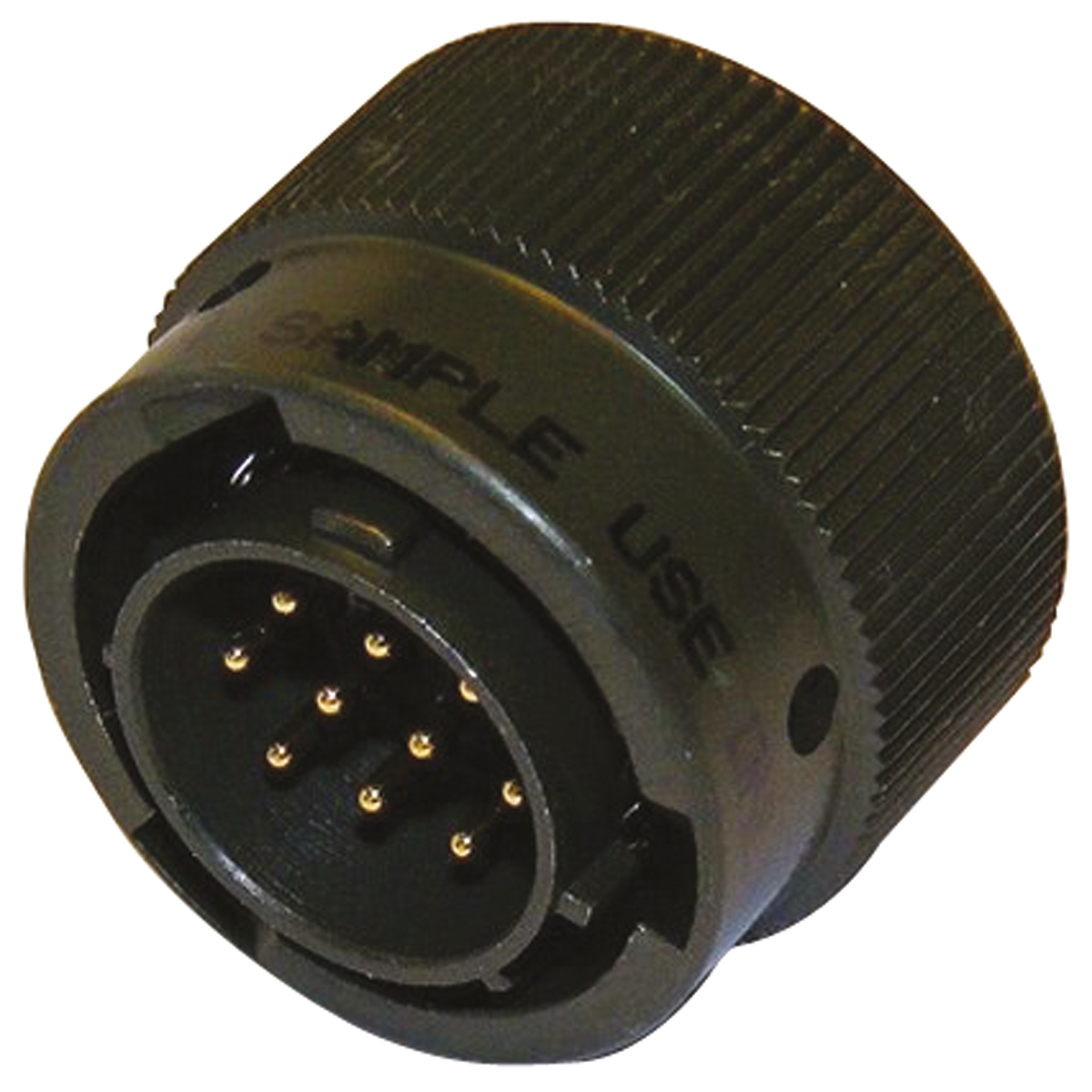 Amphenol Limited, 62GB 10 Way Cable Mount MIL Spec Circular Connector Plug, Pin Contacts,Shell Size 12, Bayonet