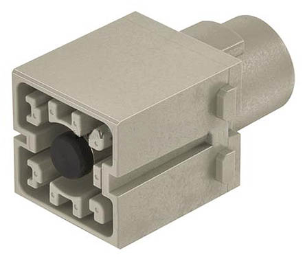 Harting Heavy Duty Power Connector Module, 200A, Female, Han-Modular Series, 1 Contacts
