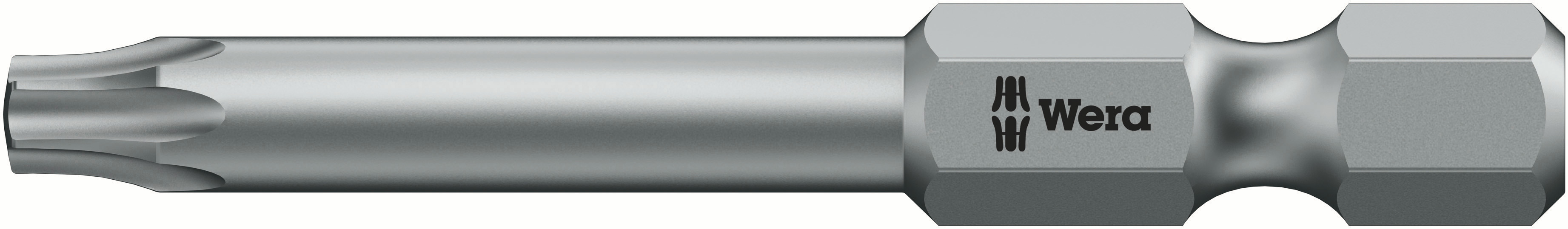 Wera Tamperproof Torx Screwdriver Bit, T25 Tip, 89 mm Overall