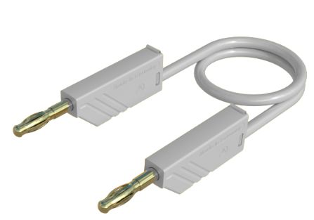 Hirschmann Test & Measurement Test Probes, 32A, 60V dc, White, 1m Lead Length