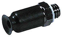 SMC 8mm Bellows Silicon Rubber Vaccum Pad ZPT08BS-A5, M5 x 0.8