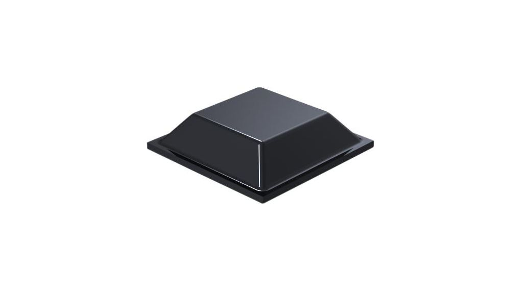 RND Square PUR Non Slip Pad, 12.7mm diameter 12.7mm width x 12.7mm length