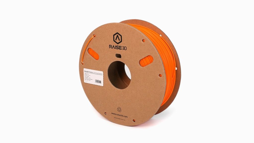 Raise3D 1.75mm Orange PLA 3D Printer Filament, 1kg