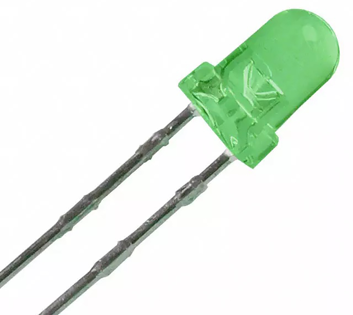 ROHM2.1 V Green LED 3mm Through Hole, SLR-343PC3F