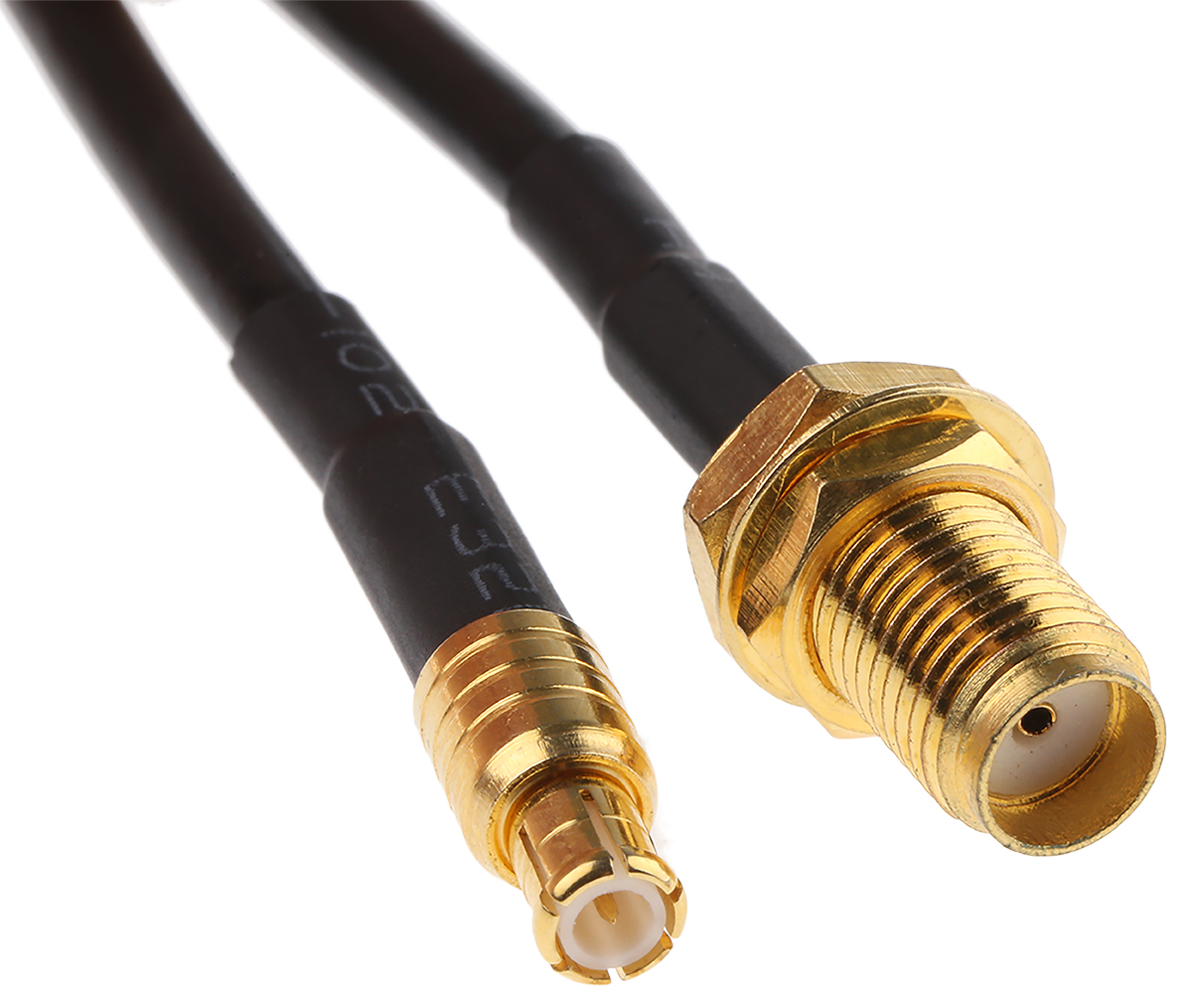 RF Solutions CBA Series Female SMA to Male MCX, 200 mm 50 Ω