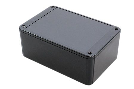 Hammond RL Series Black ABS General Purpose Enclosure, IP54, Flanged, Black Lid, 60 x 100 x 150mm