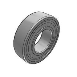 SKF 6205-2RSH/C4 1 Row Ball Bearing - 25 mm ID, 52 mm OD