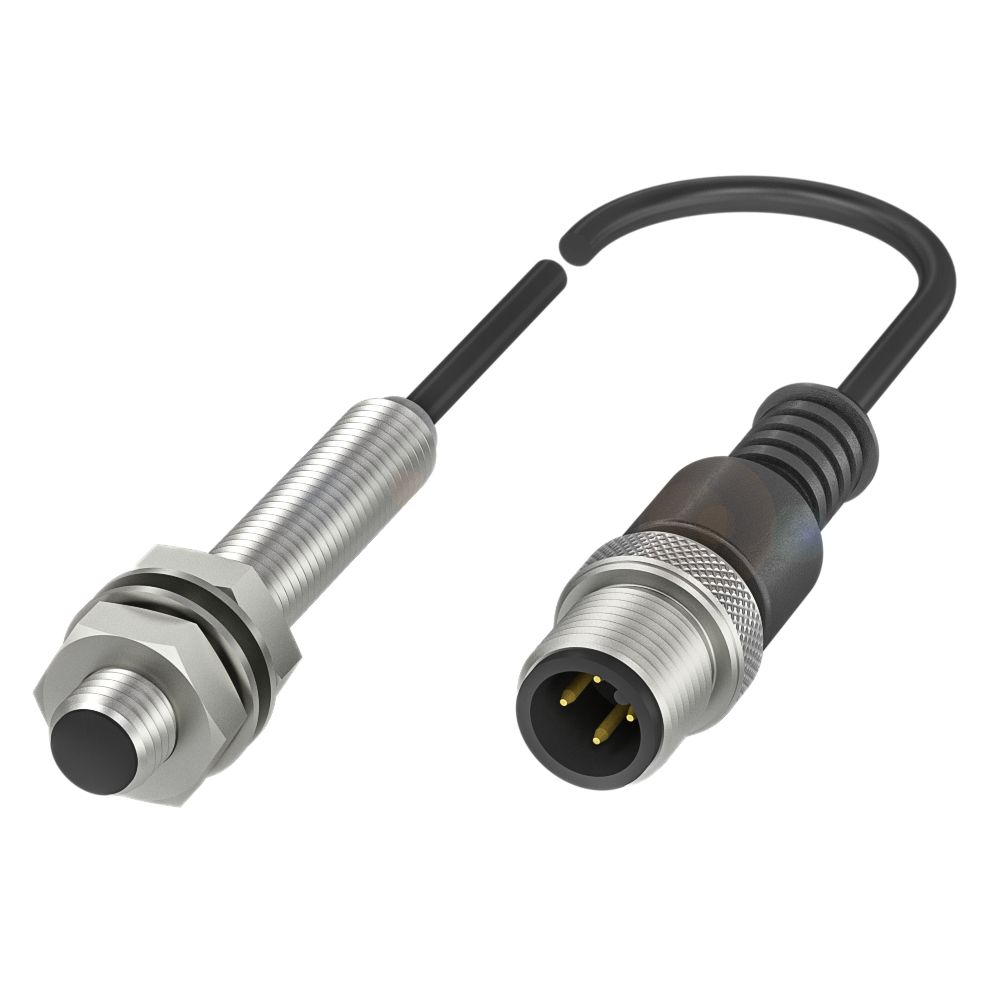 BALLUFF Inductive Threaded Barrel Proximity Sensor, M8, 2 mm Detection, PNP NO, 10 → 30 V dc