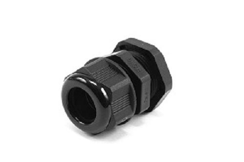 Hammond 1427NCG Series Black Nylon Cable Gland, PG19 Thread, 12mm min., 15mm max., IP68