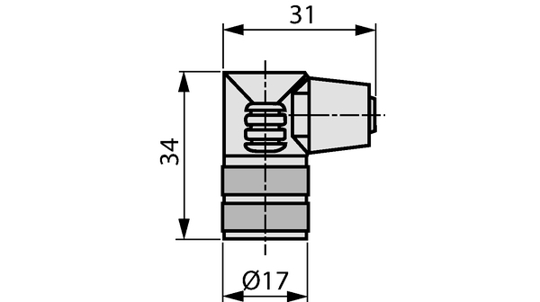 Novotechnik Industrial Circular Connector, 5 Contacts, Cable, M16 Connector, Socket, Female, IP40, T / TS Series