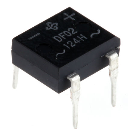 Vishay Bridge Rectifier, 1A, 200V, 4-Pin