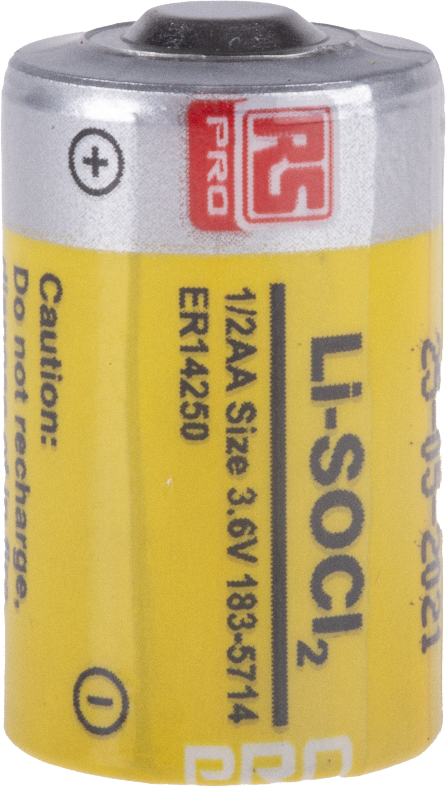 RS PRO Lithium Thionyl Chloride 3.6V, 1/2 AA Battery