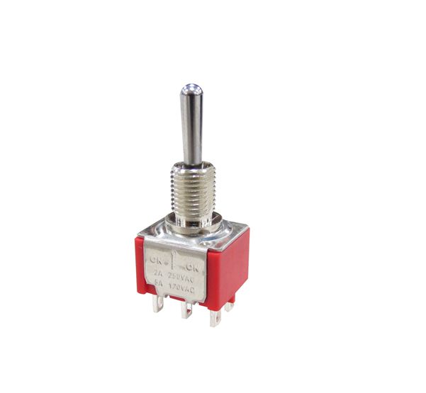 RS PRO Toggle Switch, Panel Mount, On-Off-On, DPDT, Solder Lug Terminal