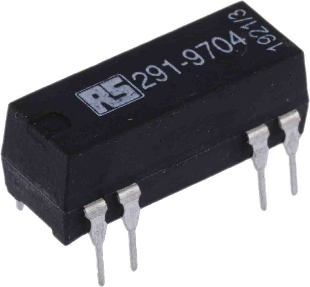 RS PRO PCB Mount Reed Relay, 5V dc Coil, SPDT, 175V dc Max, 0.25 A Max, 200Ω