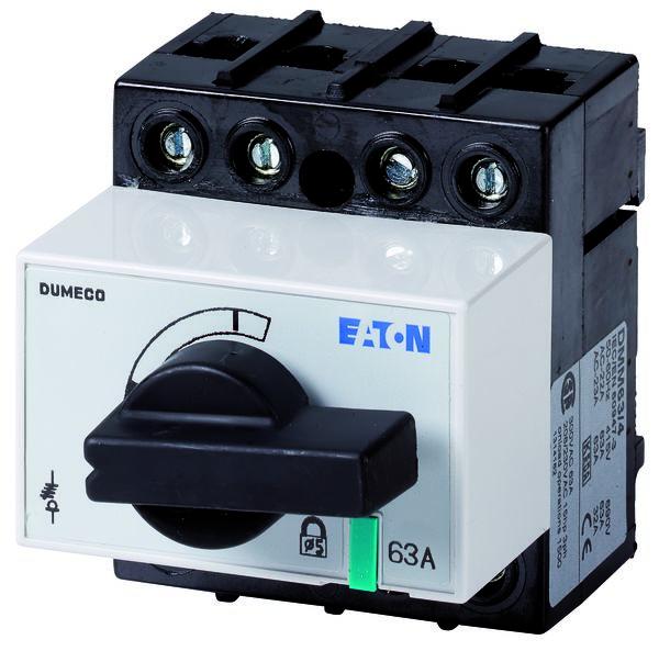Eaton 4 Pole Surface Mount Isolator Switch - 63A Maximum Current, 30kW Power Rating, IP20