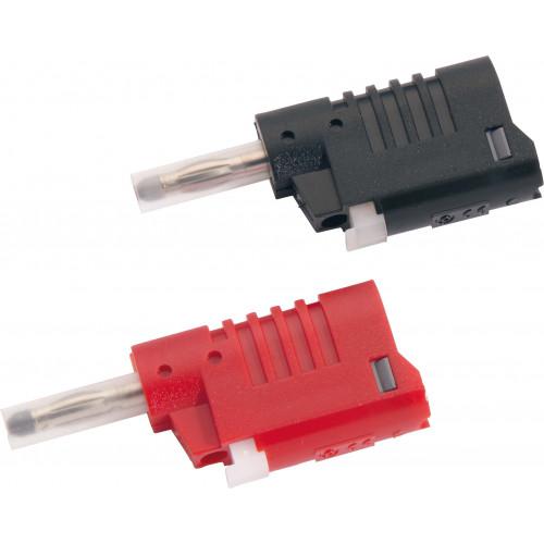 SAM Red Male Banana Connectors